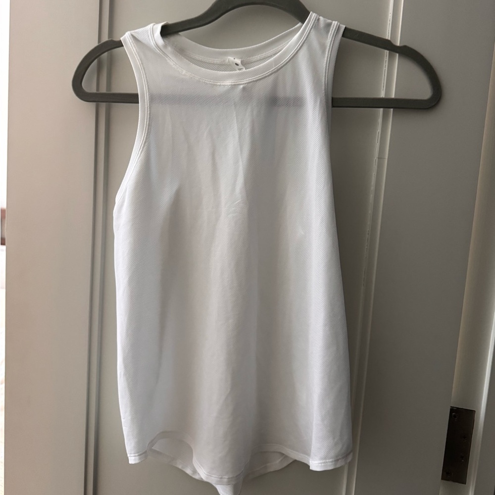 Lululemon Athletica White Tank Top